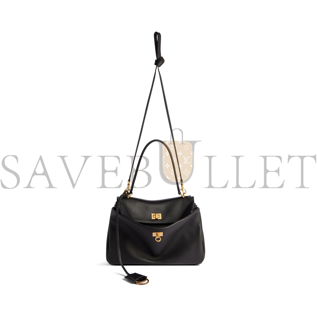 Ba*len*cia*ga rodeo small tote gold hardware (28.9*20*9.9cm)